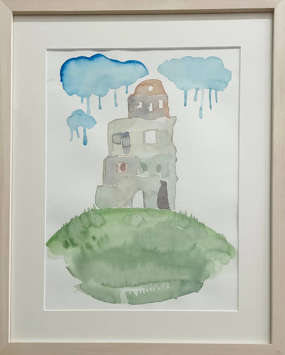 Häuser im Regen II by Klara Landwehr 