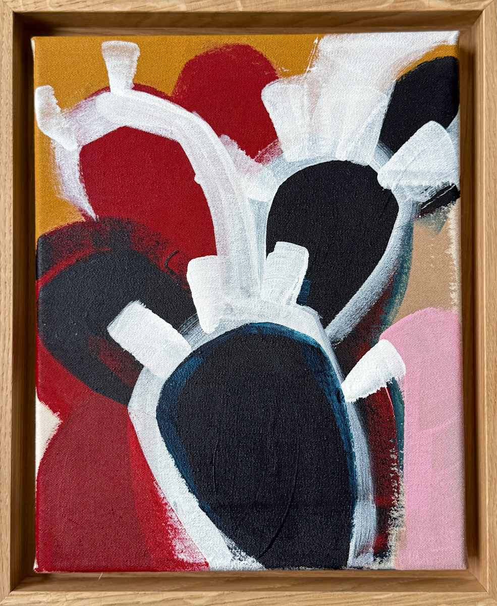 Red and Blue Cacti by Anna Pascher, Image 1.