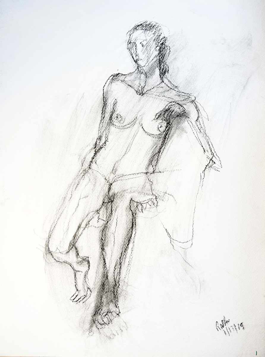Model Posing #1 by Ruth Aizuss Migdal, Image 3.