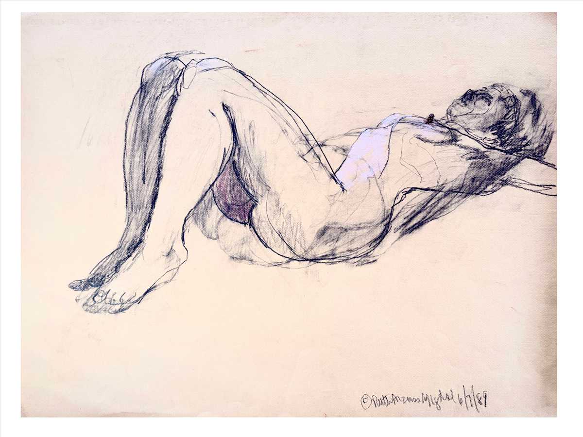 Lady Lying Down #22 by Ruth Aizuss Migdal, Image 6.