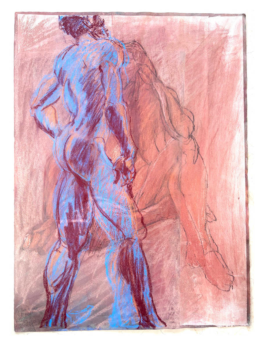 Blue Figure #28 by Ruth Aizuss Migdal, Image 18.