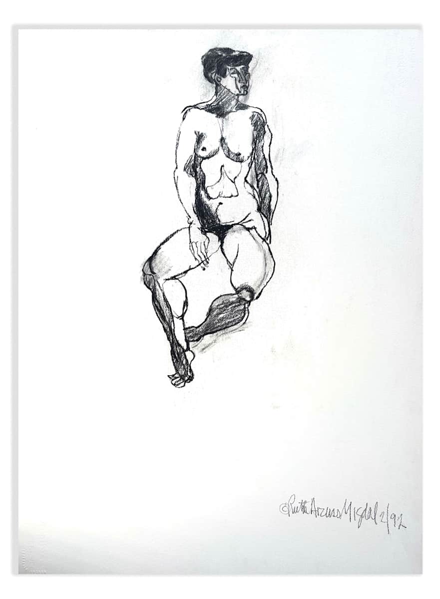 Seated Model #29 by Ruth Aizuss Migdal, Image 12.