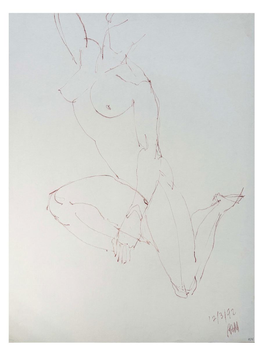 Minimal Drawing III #34 by Ruth Aizuss Migdal, Image 2.