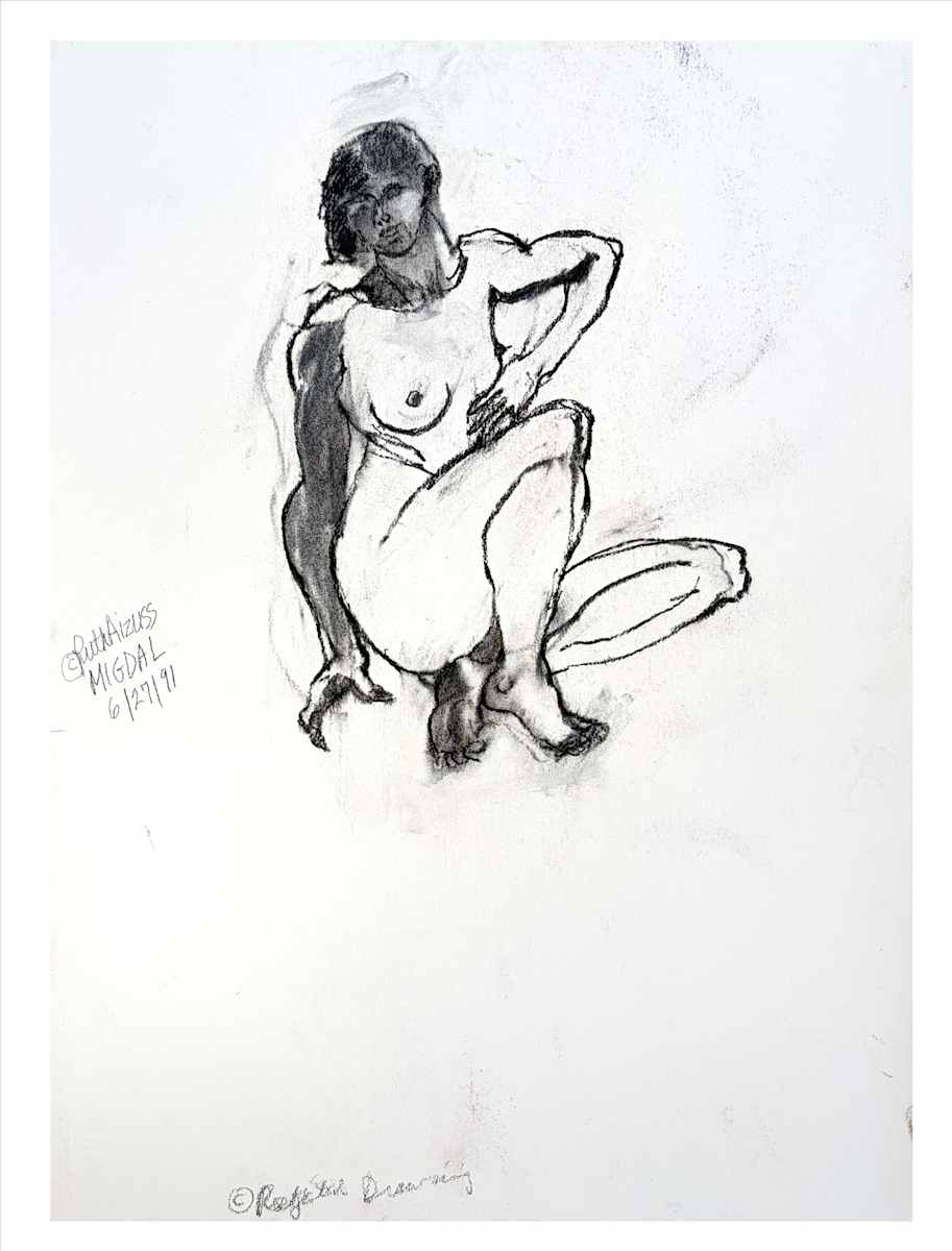 Double Sided Drawing#42 by Ruth Aizuss Migdal, Image 12.