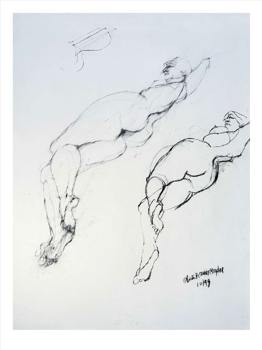 Two Figure #64 by Ruth Aizuss Migdal, Image 1.