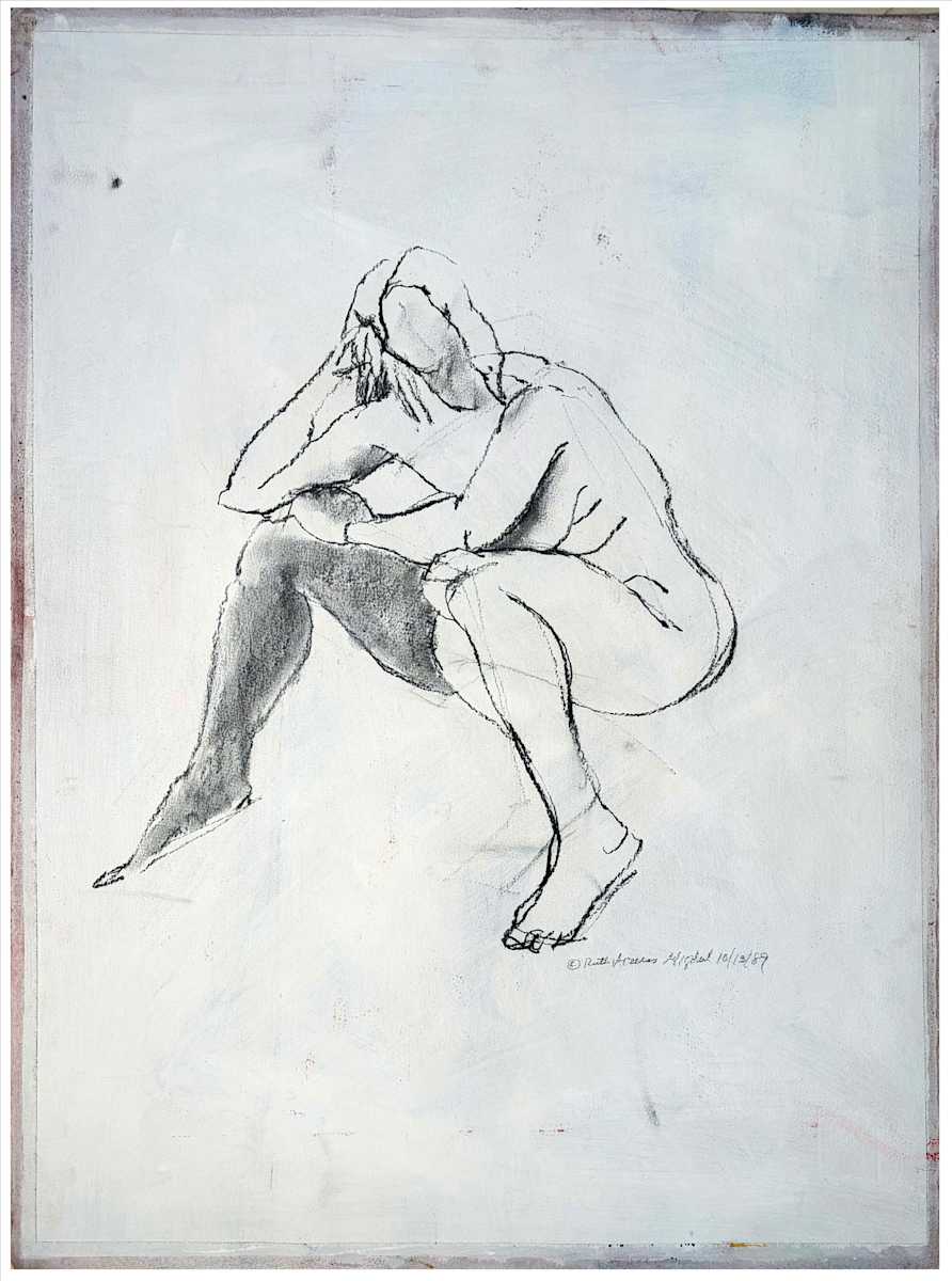 Crouching Figure #68 by Ruth Aizuss Migdal, Image 6.