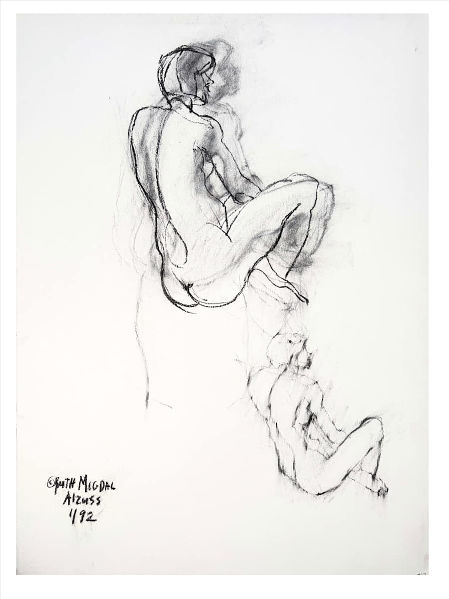 Back View Figures #69 by Ruth Aizuss Migdal, Image 4.