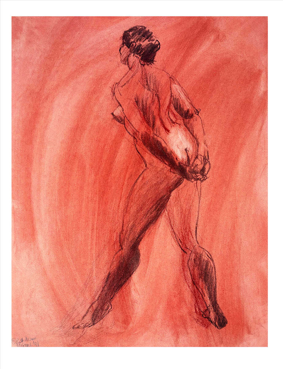 Strolling Figure #71 by Ruth Aizuss Migdal, Image 18.