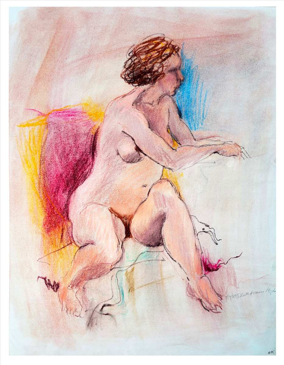 Seated Lady #85 by Ruth Aizuss Migdal, Image 4.