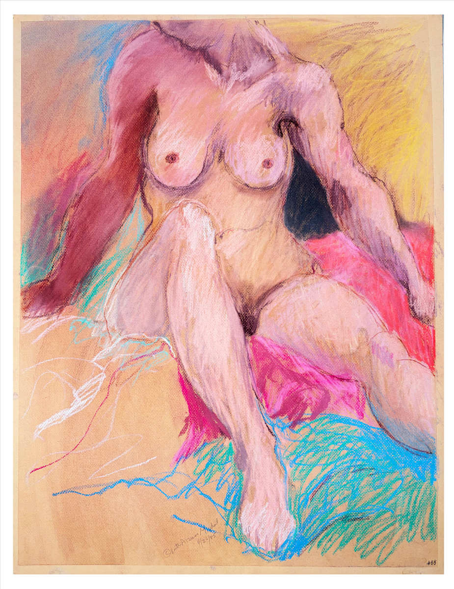 Figure Drawing #90 by Ruth Aizuss Migdal, Image 1.