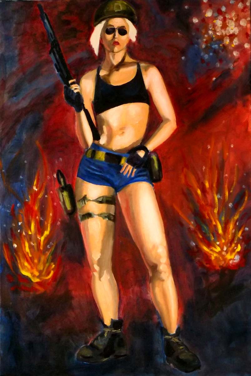 Martine à la plage by benoit leroux 