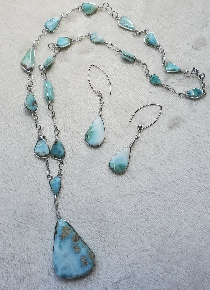 Aqua Larimar by Hayley Kathleen Burton 