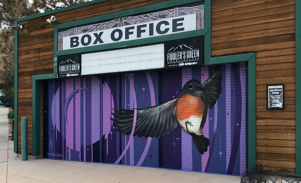 Robin Mural by AJ Davis, Image 1.