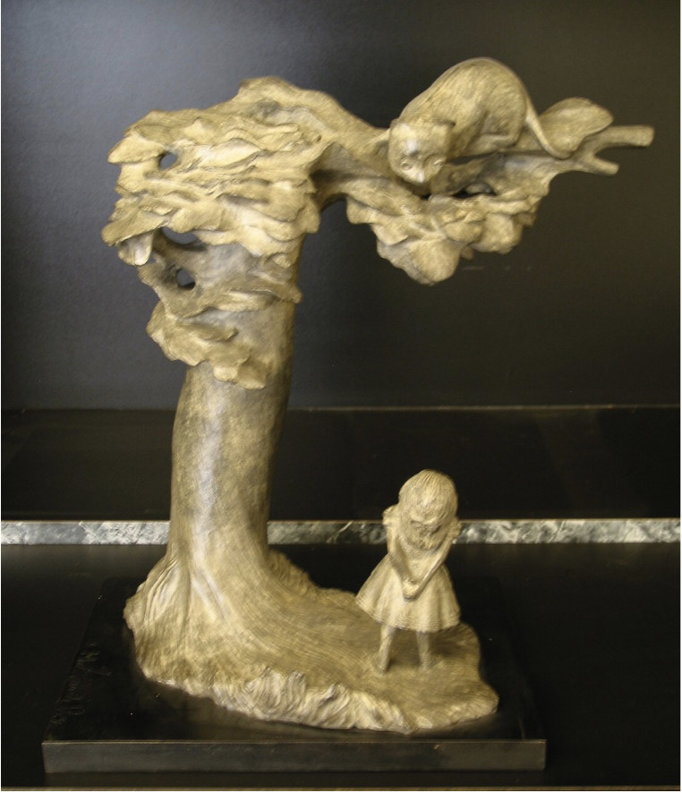 Alice & The Cheshire Cat by Harry Marinsky 