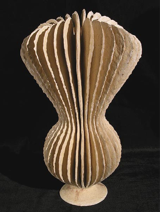 White Cream Goblet Form by Ursula Morley Price 