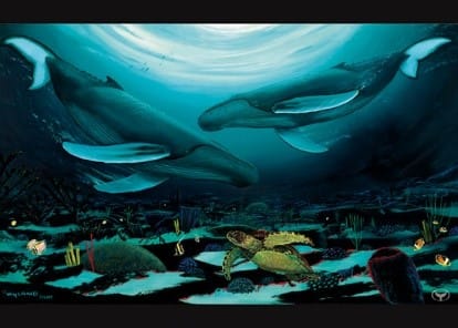 "Humpback Dance" by Robert Wyland 