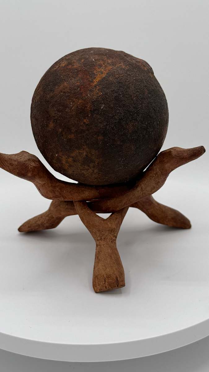 Civil War Cannon Ball, Image 1.