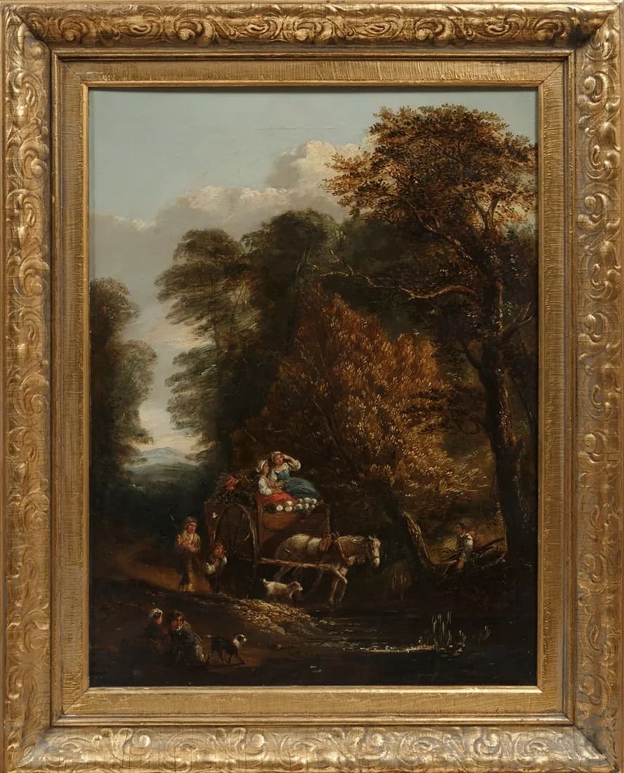‘The Market Cart” by After Thomas Gainsborough  Image: After Thomas Gainsborough (British, 1727-1788), "The Market Cart"
