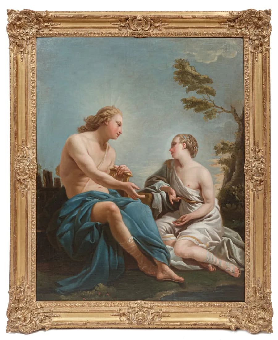 “Apollo and the Cumean  Sibyl” by Noel Halle 