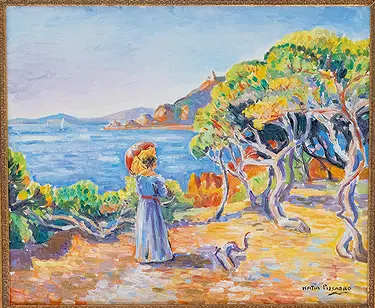 Figure by the Bay, Agay by Katia Pissarro, Image 1.