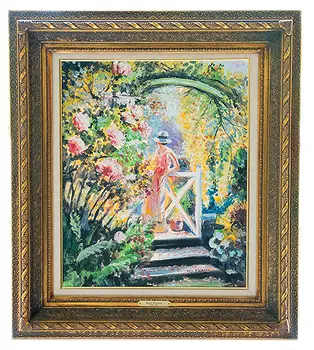 “Le Petit Pont du Vey” by Katia Pissarro, Image 1.