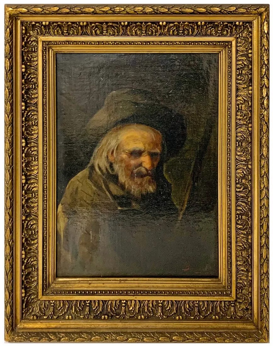 “Portrait of an old Fisherman” by B Bonngal 