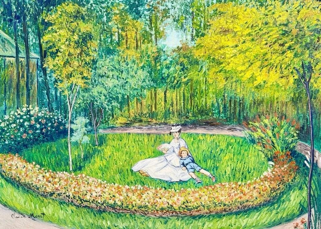 “Afternoon Garden” by Claude Monet 