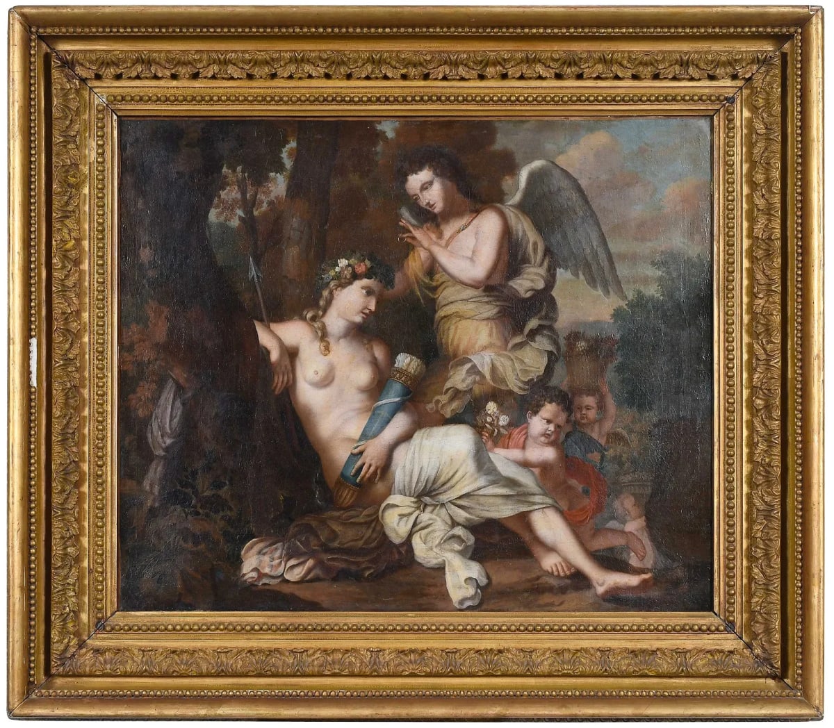 “Venus and Eros” by Unknown 