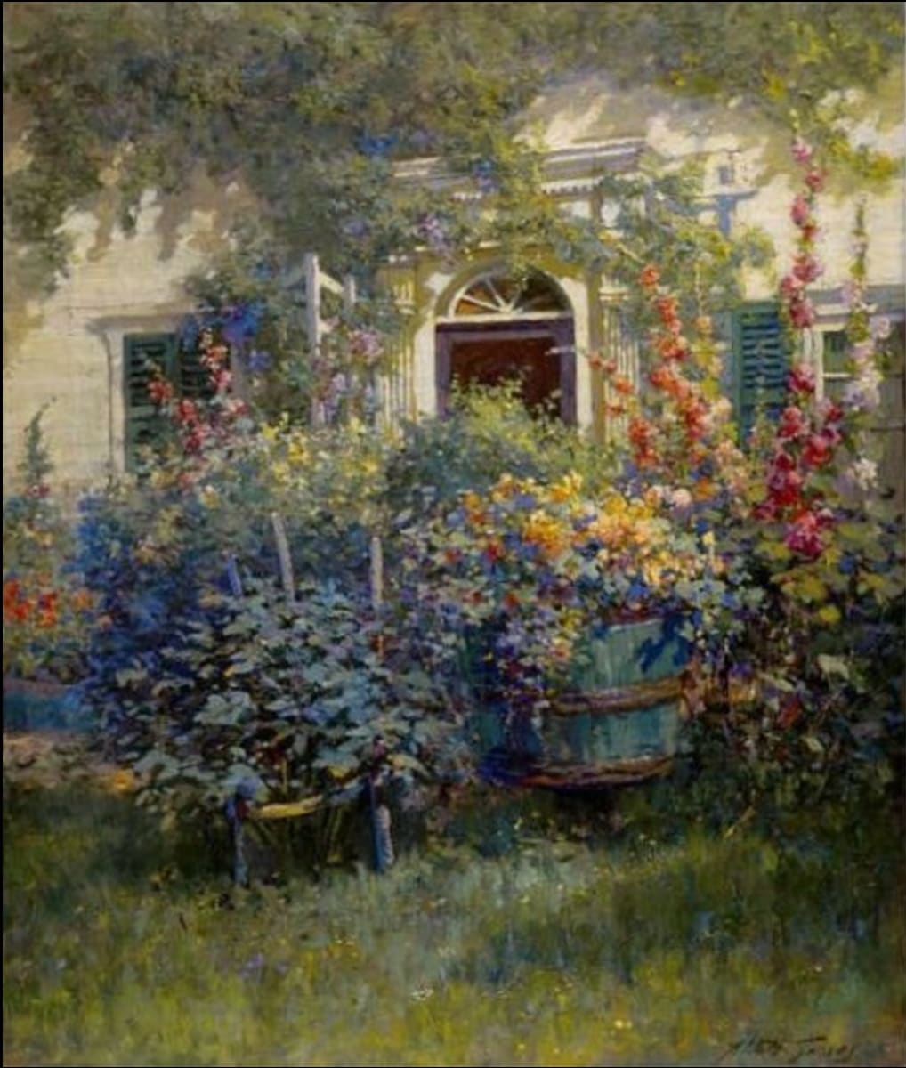 “Kennebunkport Doorway” by Abbott Fuller Graves (1859-1936) 