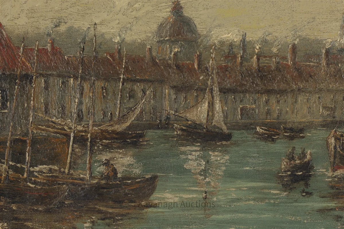 “Impression of the Harbor” by Henri Prost, Image 1.
