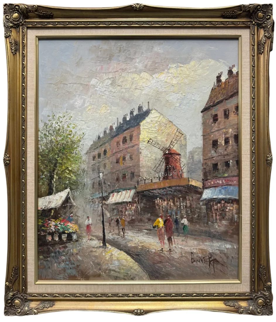 "Moulin Rouge Windmill" by Caroline C. Burnett, Image 1.
