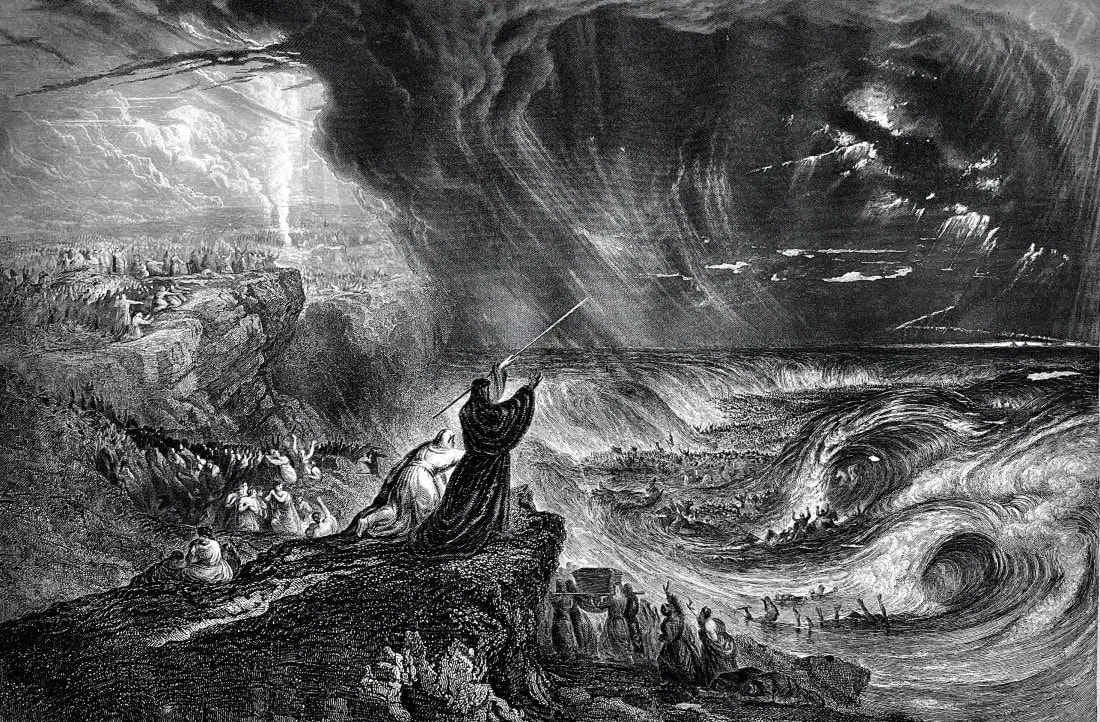 “Destruction of Pharaohs Host” by John Martin, J.C. Armytage (Engraver) 