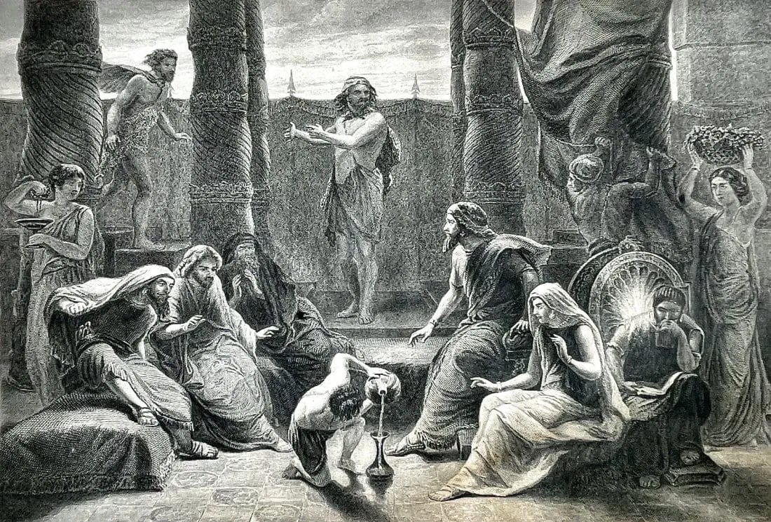 Job and his Friends" by Herbert K. Bourne (1825-1907 English) 