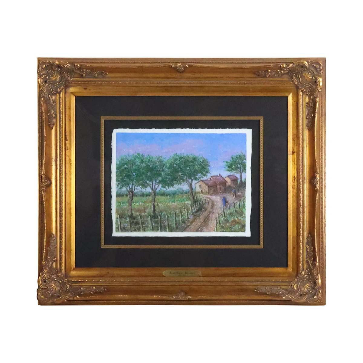 French Landscape with Cottager "Le Tour" by Paul-Emile Pissarro, Image 13.
