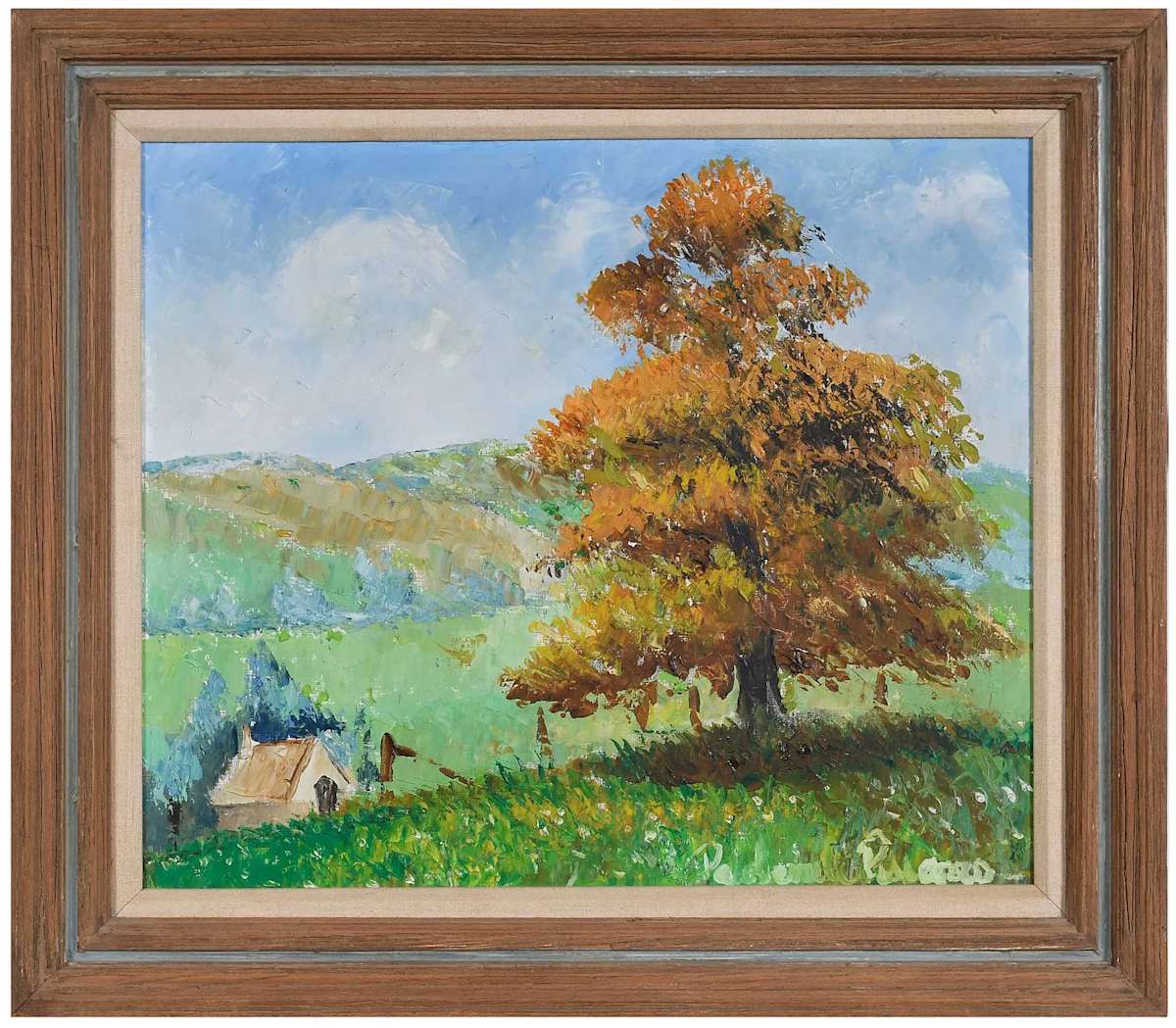 Le Chateaunier du Mont Aigu by Paul-Emile Pissarro 