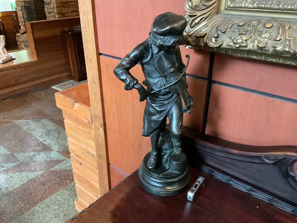 "Bronze Fiddler" by Unknown, French School, Image 2.