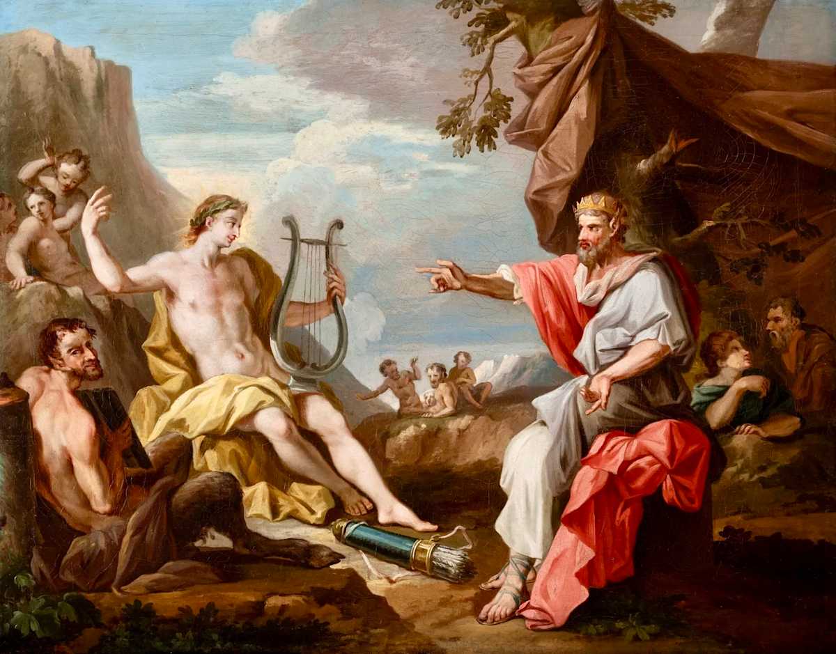 “The Judgment of Midas” by Friedrich Heinrich Fuger German 1751-1818 