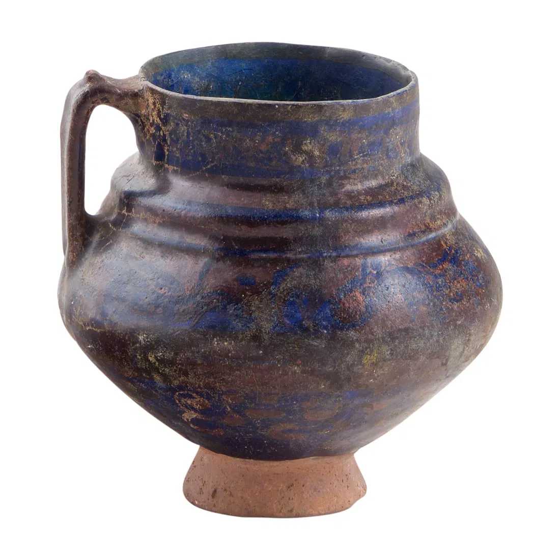 Iranian Cobalt Blue Luster Jar, Image 1.