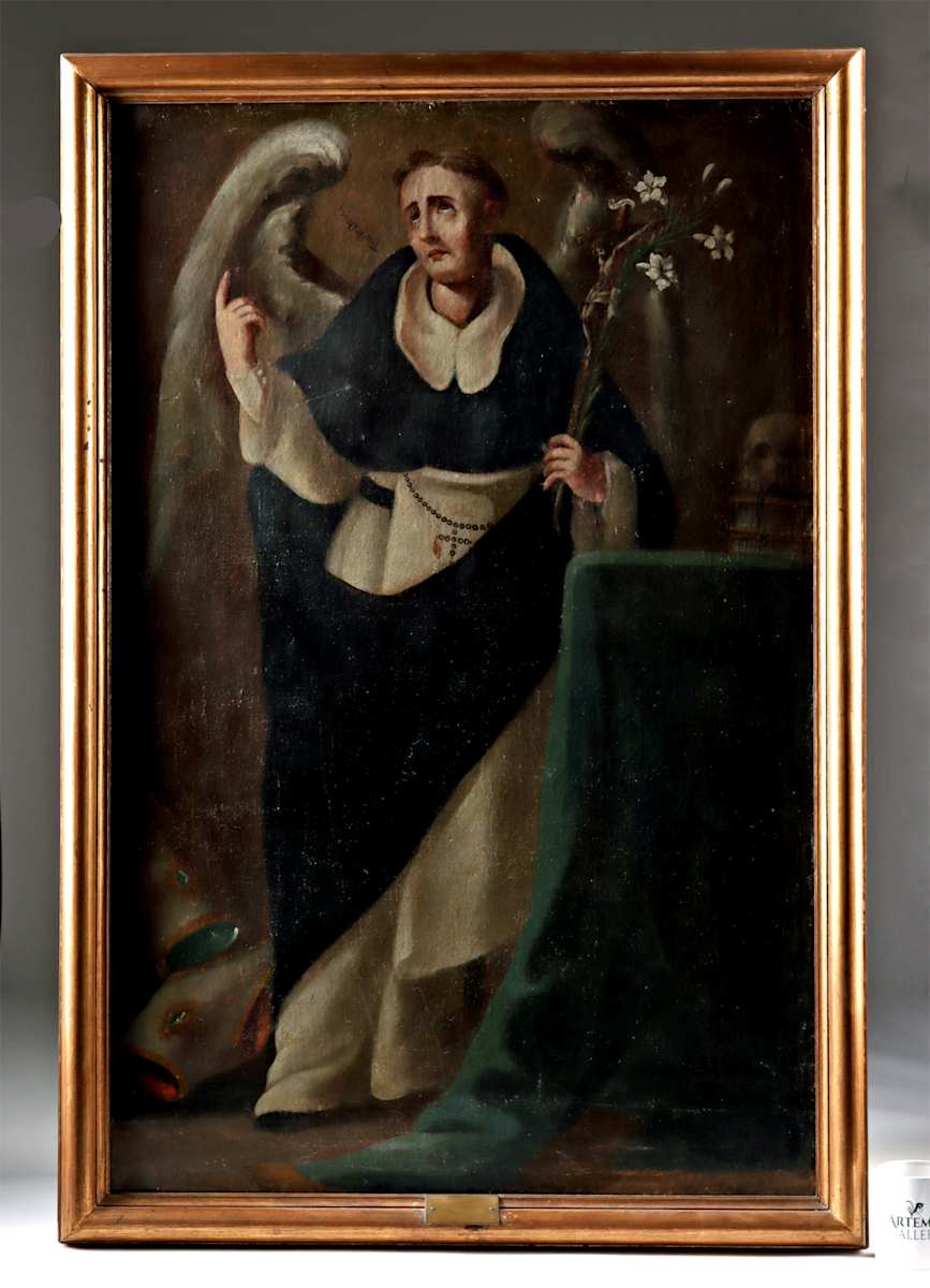 “San Vicente Ferrer” by Joseph Garcia (also Jose Garcia el Hidalgo, Jose Garcia Hidalgo, Josef Garcia Hidalgo - Villena, Spain 1646 - San Felipe, Chile 1719), Image 4.