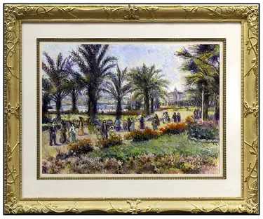 “Garden in Cannes” by Hugues Claude Pissarro, Image 1.