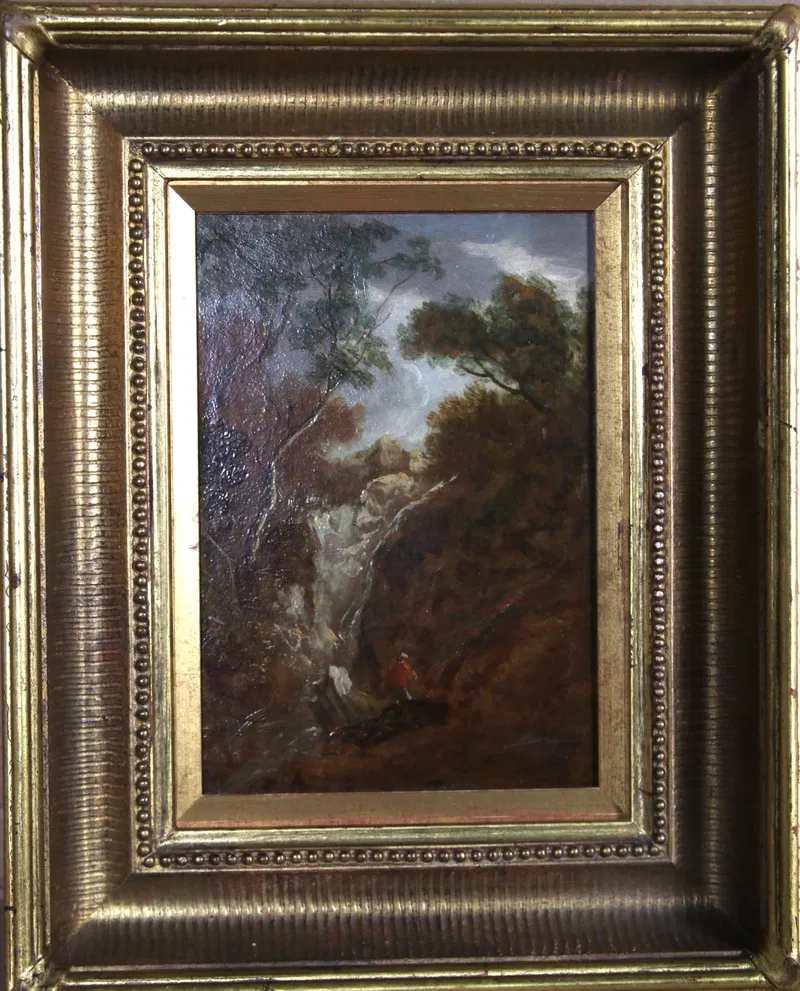Travelers at the Waterfall” by Thomas Barker of Bath, Image 1.