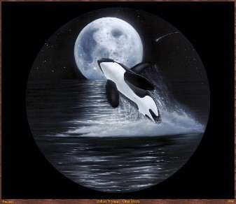 "Orca Moon" by Robert Wyland, Image 17.