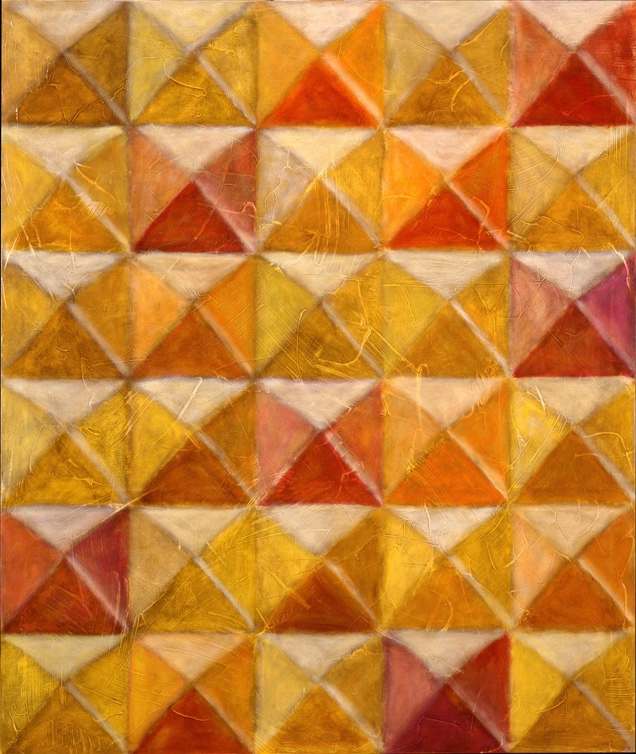 Diamond Composition - Yellow by Francesca Sganzerla, Image 1.