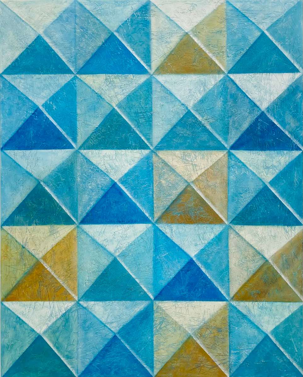 Diamond Composition - Blue by Francesca Sganzerla, Image 2.