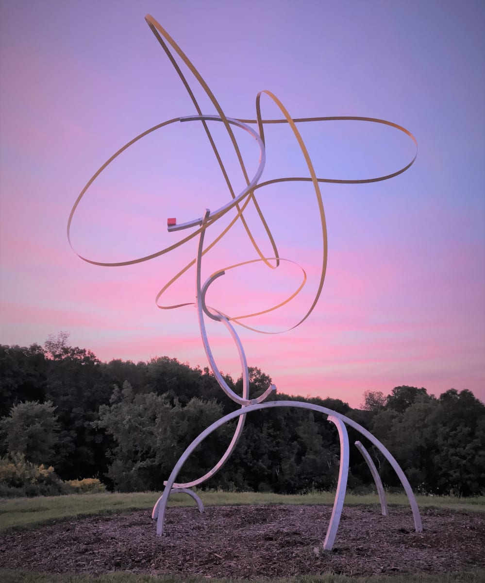 Cloud Catcher. 2018. by Vivien Collens  Image: at Cary Hill Sculpture Park