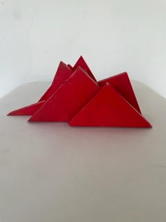 Red Mountain Range by Vivien  Abrams Collens 