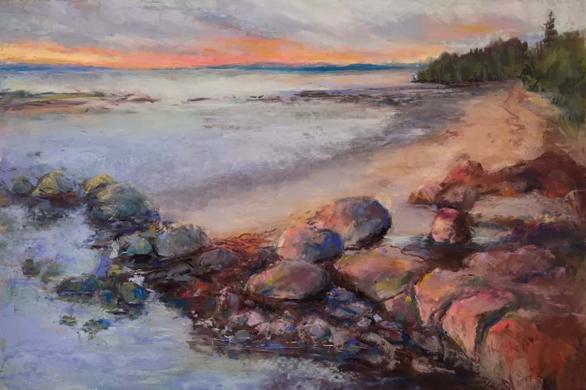 Low Tide Sunset Phipps Point by Nanci Cook, PAC 