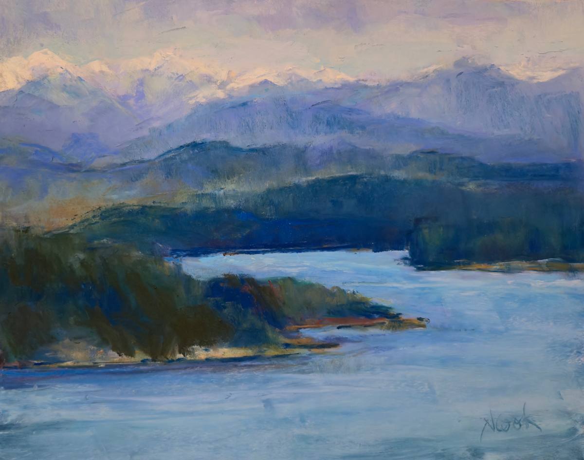 Blue Layers Desolation Sound by Nanci Cook, PAC 