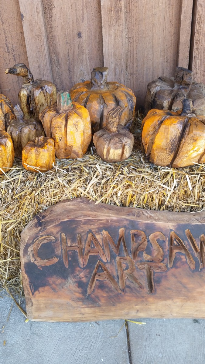 Carved Pumpkins by Champsaw Art 