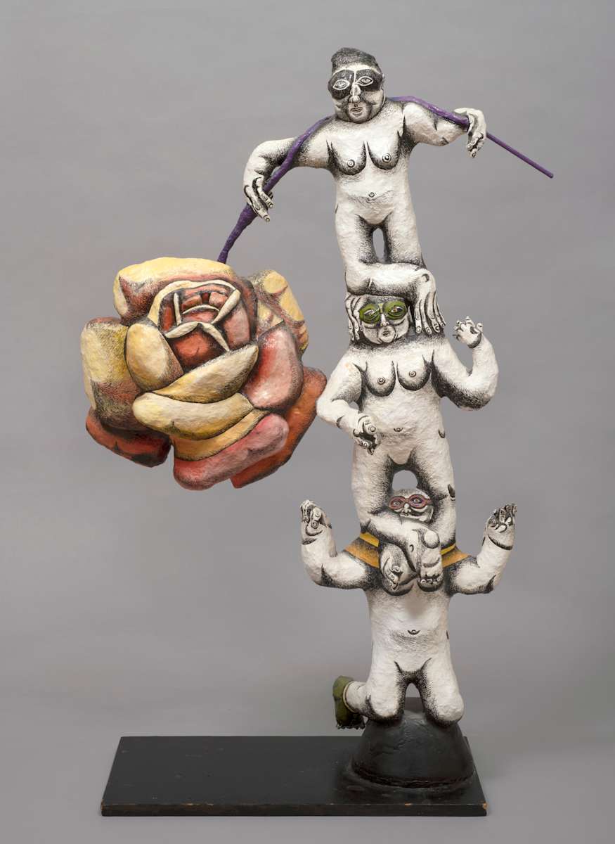 Acrobats with Rose by Joan Danziger 